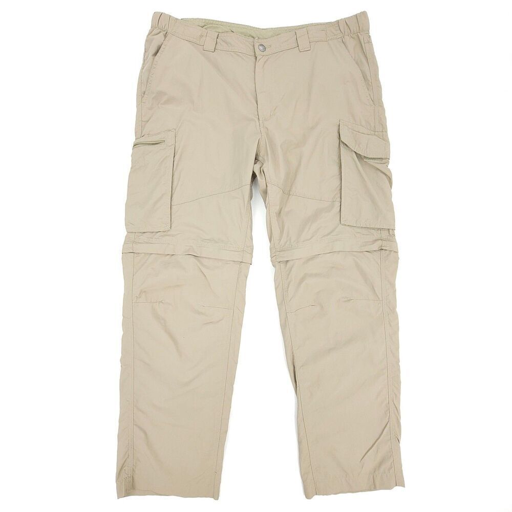 COLUMBIA Nylon Ripstop Hiking Utility Convertible Cargo Pants Gorpcore 40x30